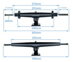 Flipsky 15.22 Inches Double Kingpin Trucks - with motor mounts (pair)